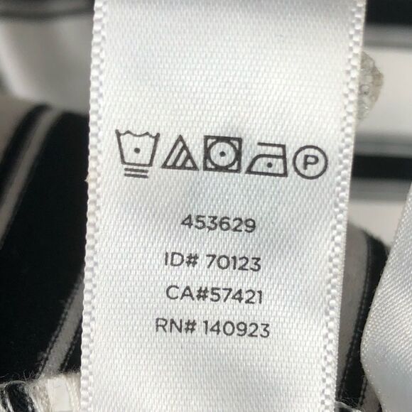 LOFT Striped Square Neck Dress, XS - Picture 8 of 8